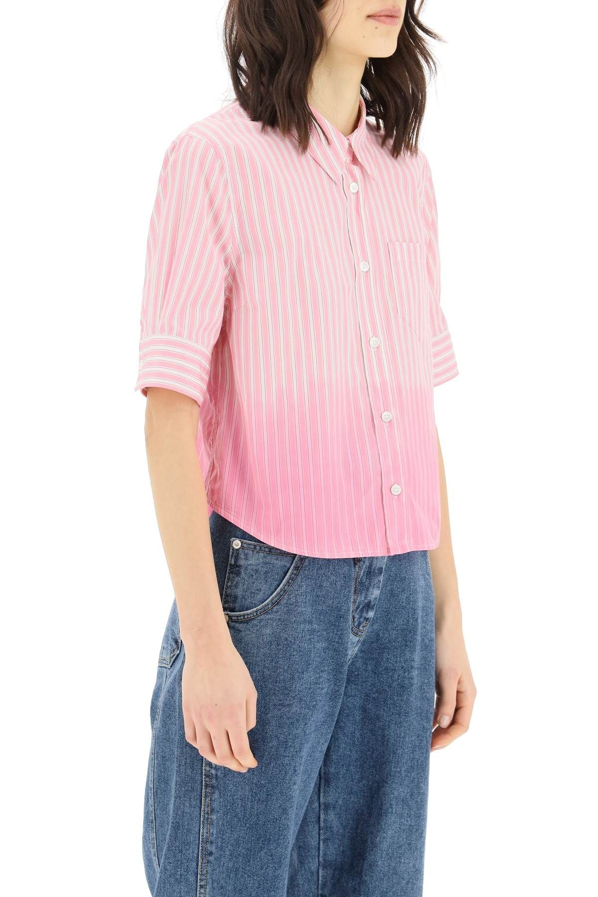 CROPPED SHORT SLEEVE SHIRT - 3