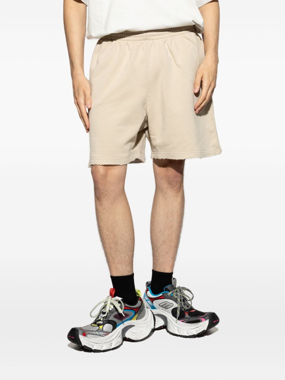 logo-embroidered bermuda shorts - 3