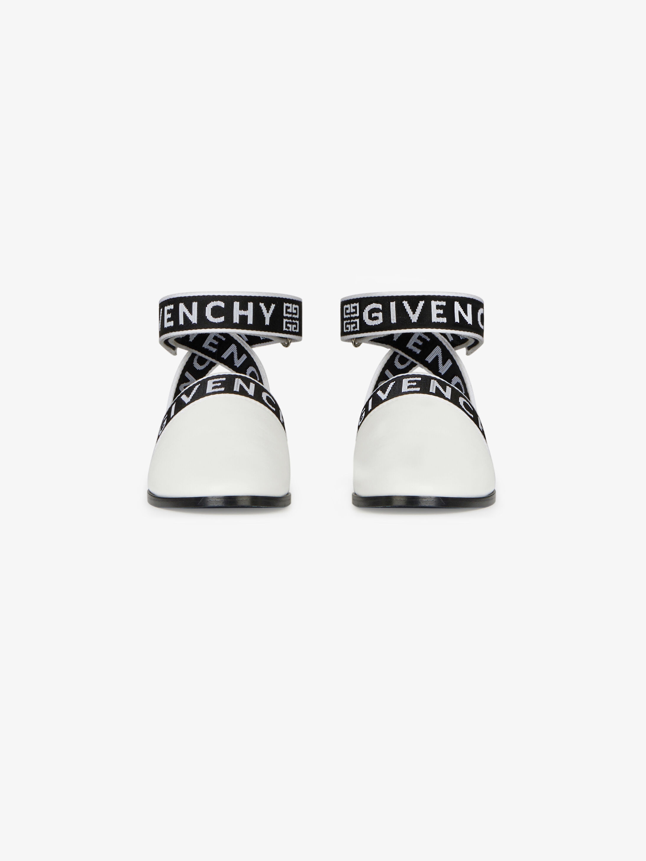 4G GIVENCHY sling back mules in leather - 3