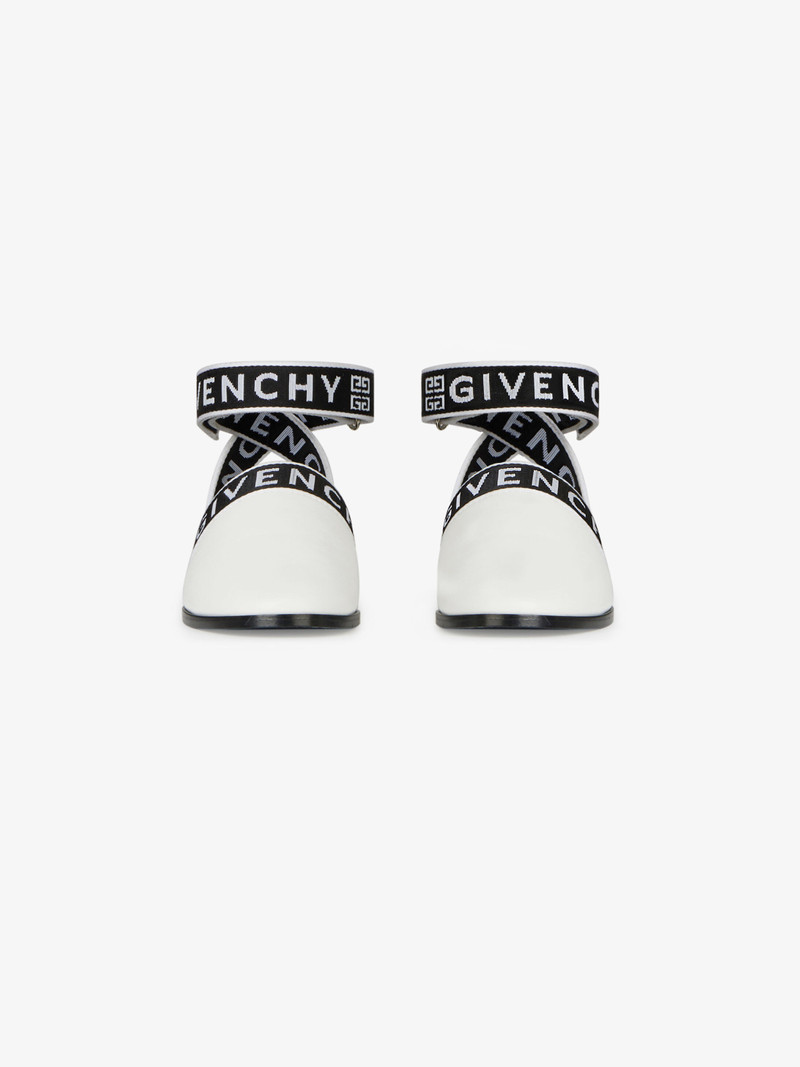 4G GIVENCHY sling back mules in leather 3