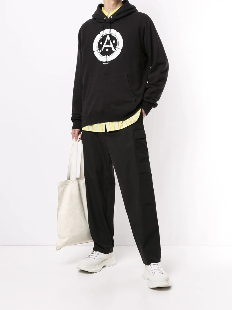 UNDERCOVER graphic print hoodie outlook