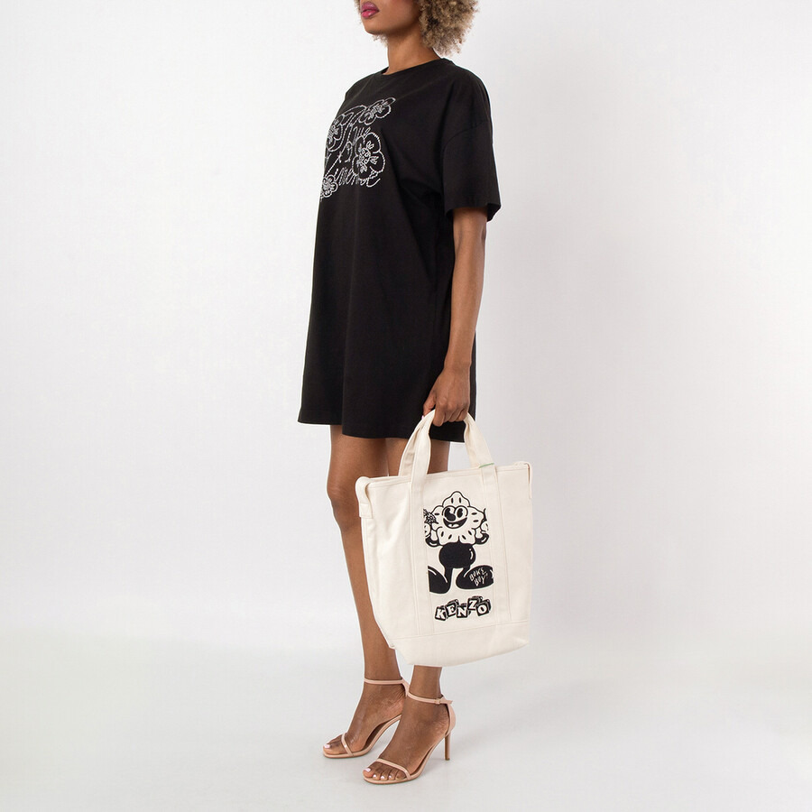 Kenzo Constellation Embroidered T-Shirt Dress - 5
