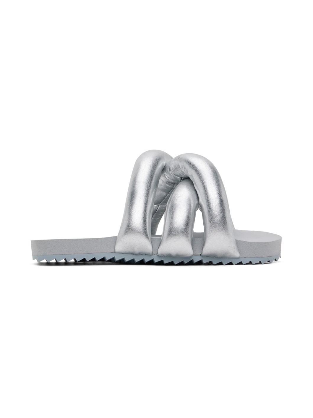 Silver Tyre Sandals - 1