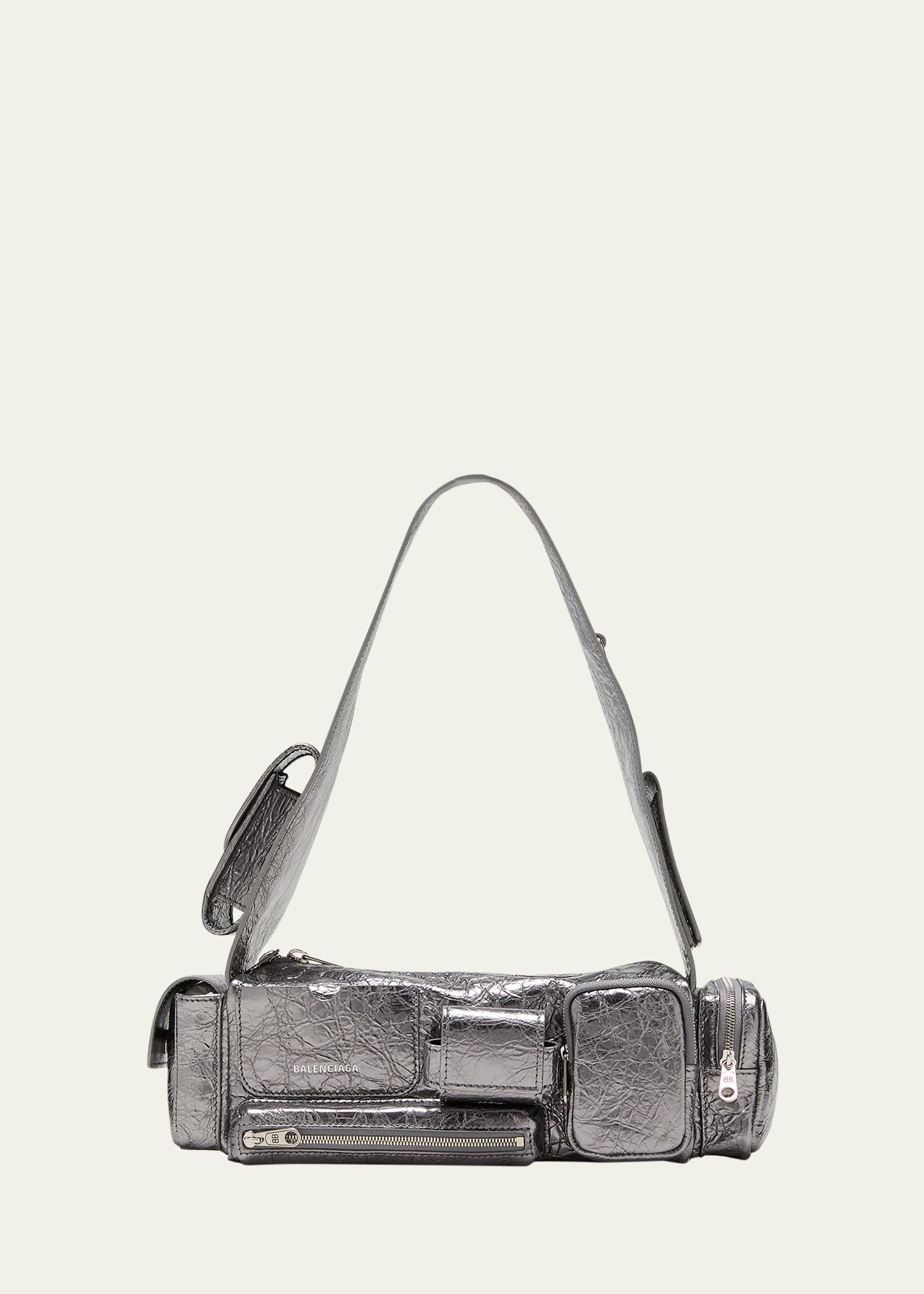 BALENCIAGA Superbusy XS Metallic Sling Bag | bergdorfgoodman
