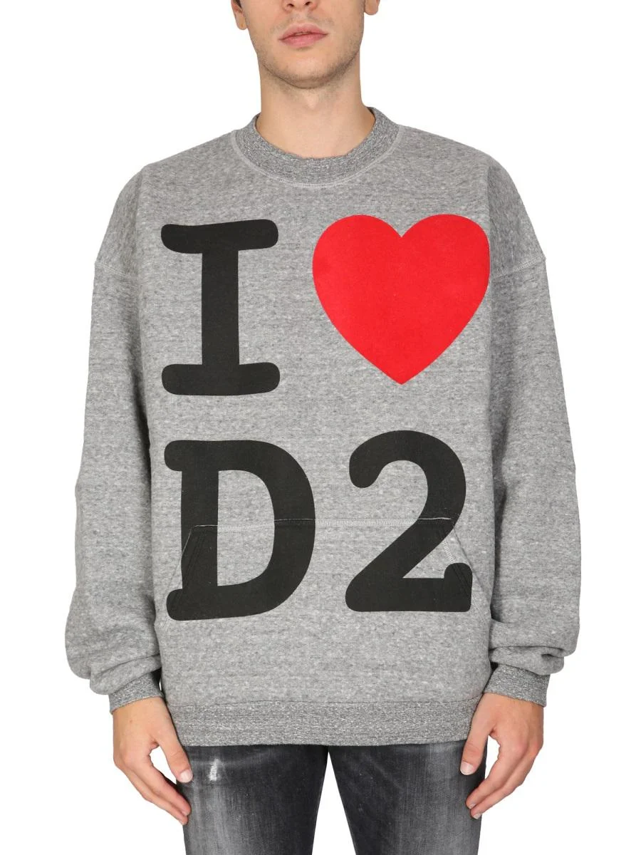 DSQUARED2 I LOVE D2 SWEATSHIRT - 1