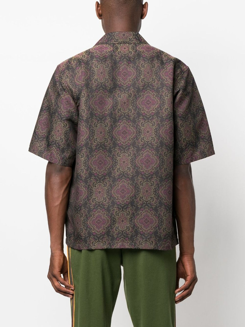 geometric-pattern short-sleeved shirt 4