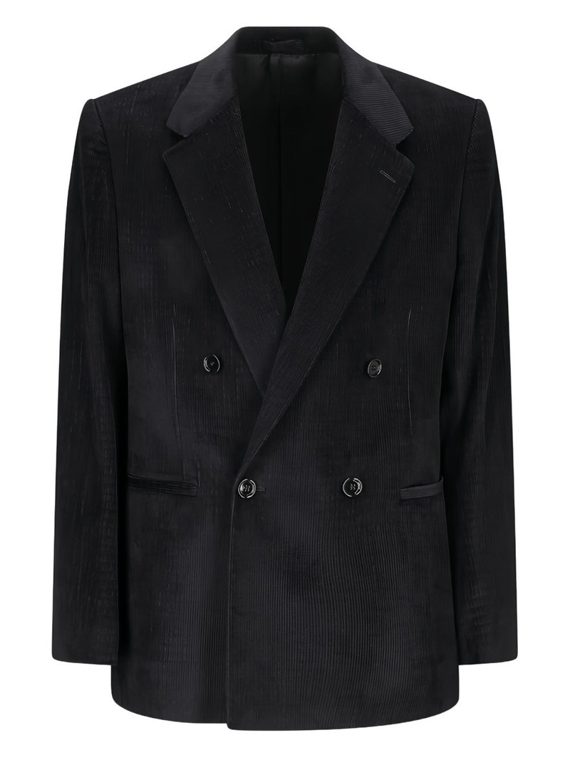 double-breasted corduroy jacket 1
