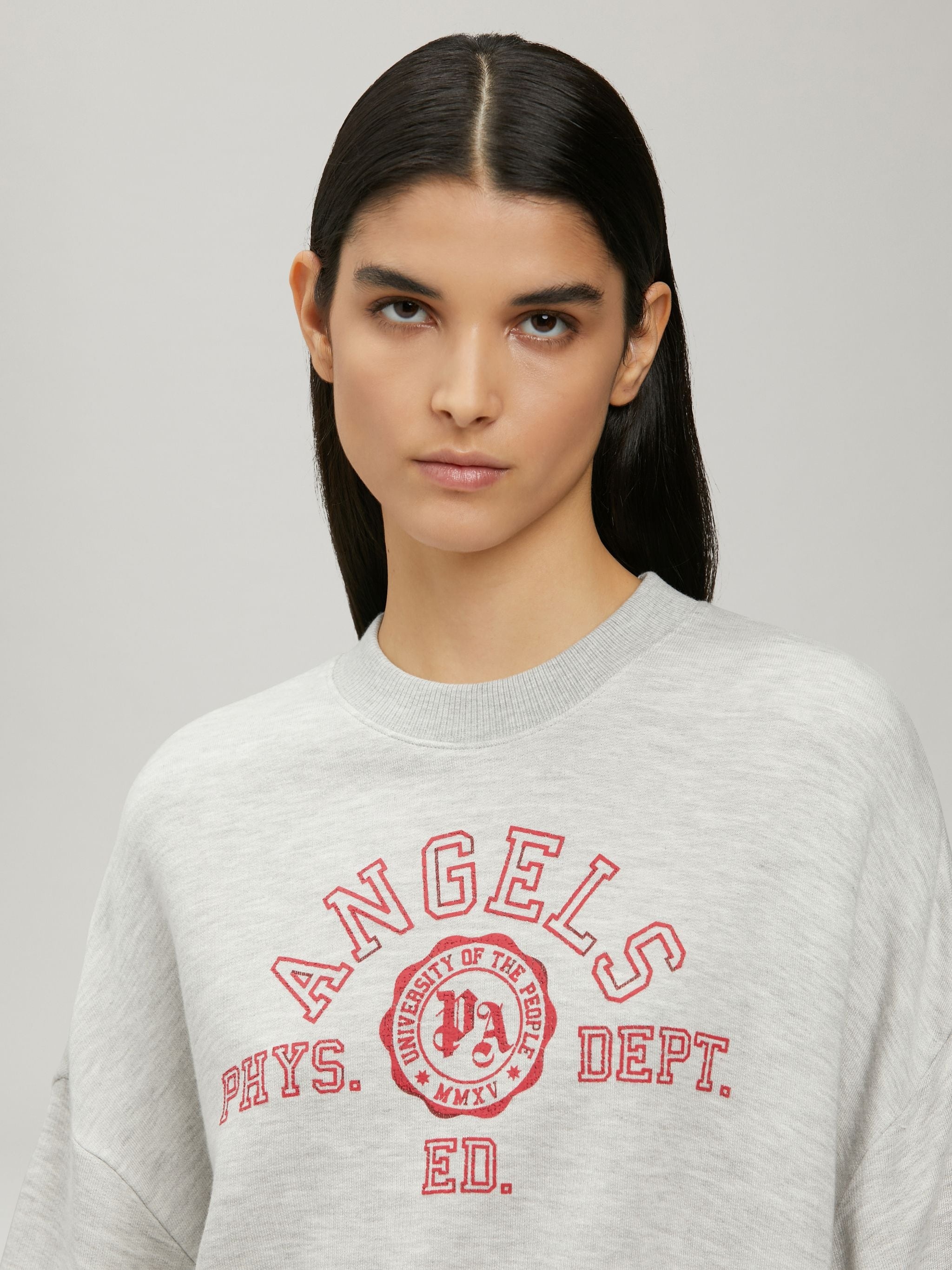 COLLEGE CROPPED SWEATSHIRT - 6