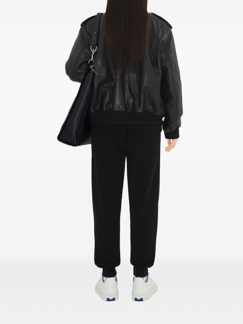 embroidered track pants - 4