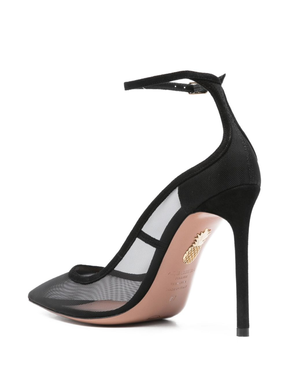 110mm Love Affair ankle-strap mesh pumps - 3