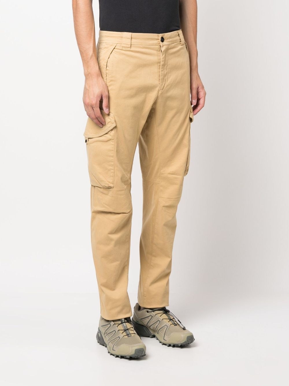 low-rise straight-leg trousers - 3