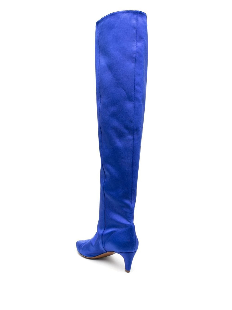 70mm satin knee-high boots 3