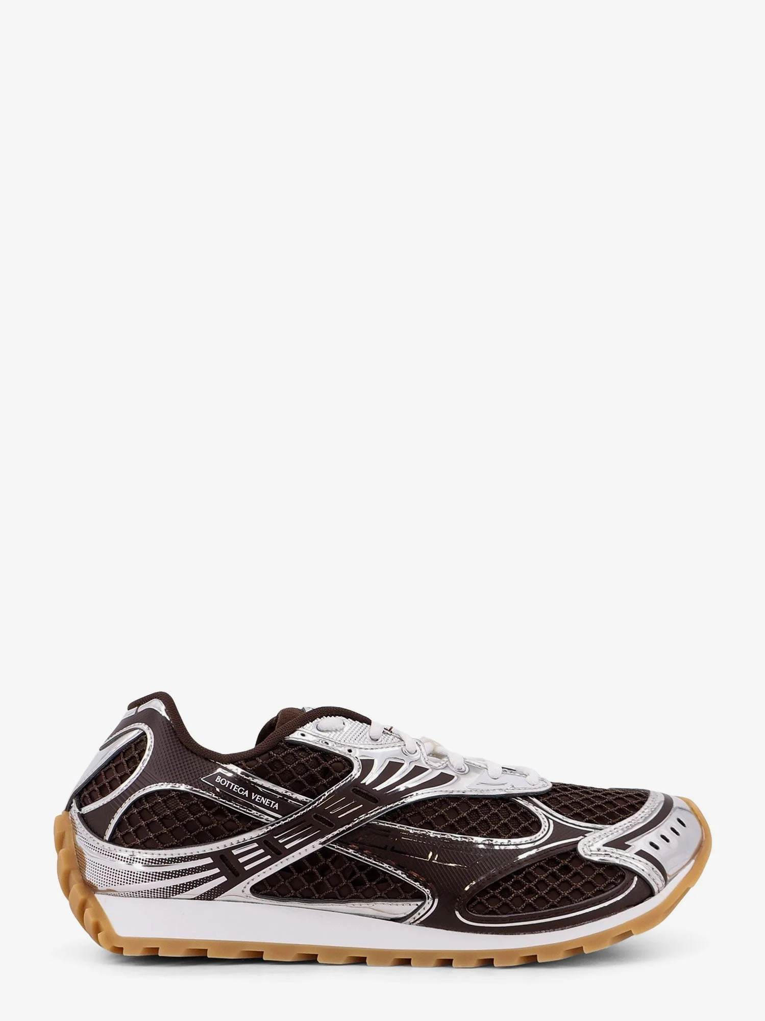Bottega Veneta Orbit Mesh Sneakers With Rubber Inserts - 1