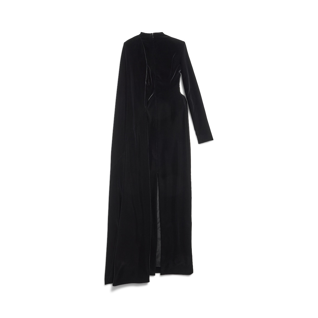 Women's Maxi Sleeve Gown in Black - 7