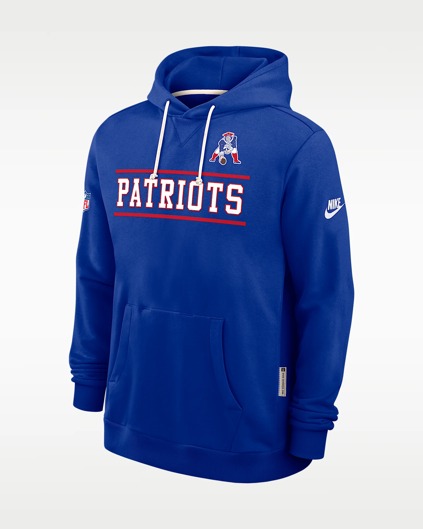 New England Patriots Alt Standard Issue Men's Nike Dri-FIT NFL Pullover Hoodie - 1