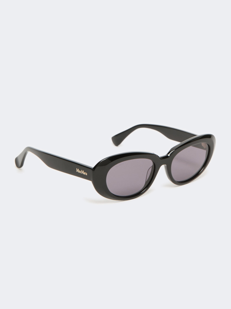 Max Mara CICOGNA Oval sunglasses - BLACK outlook