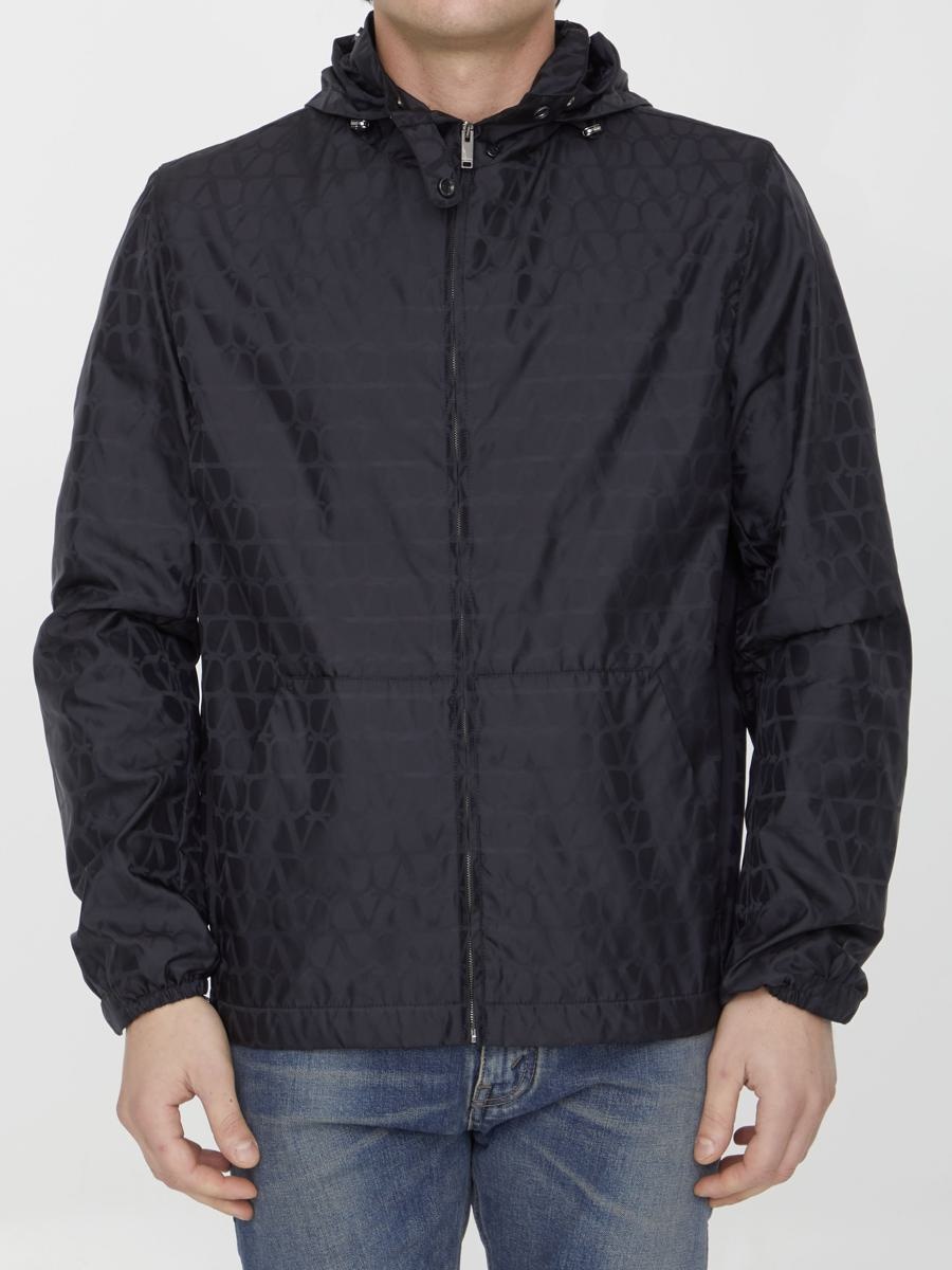 VALENTINO TOILE ICONOGRAPHE NYLON WINDBREAKER - 1