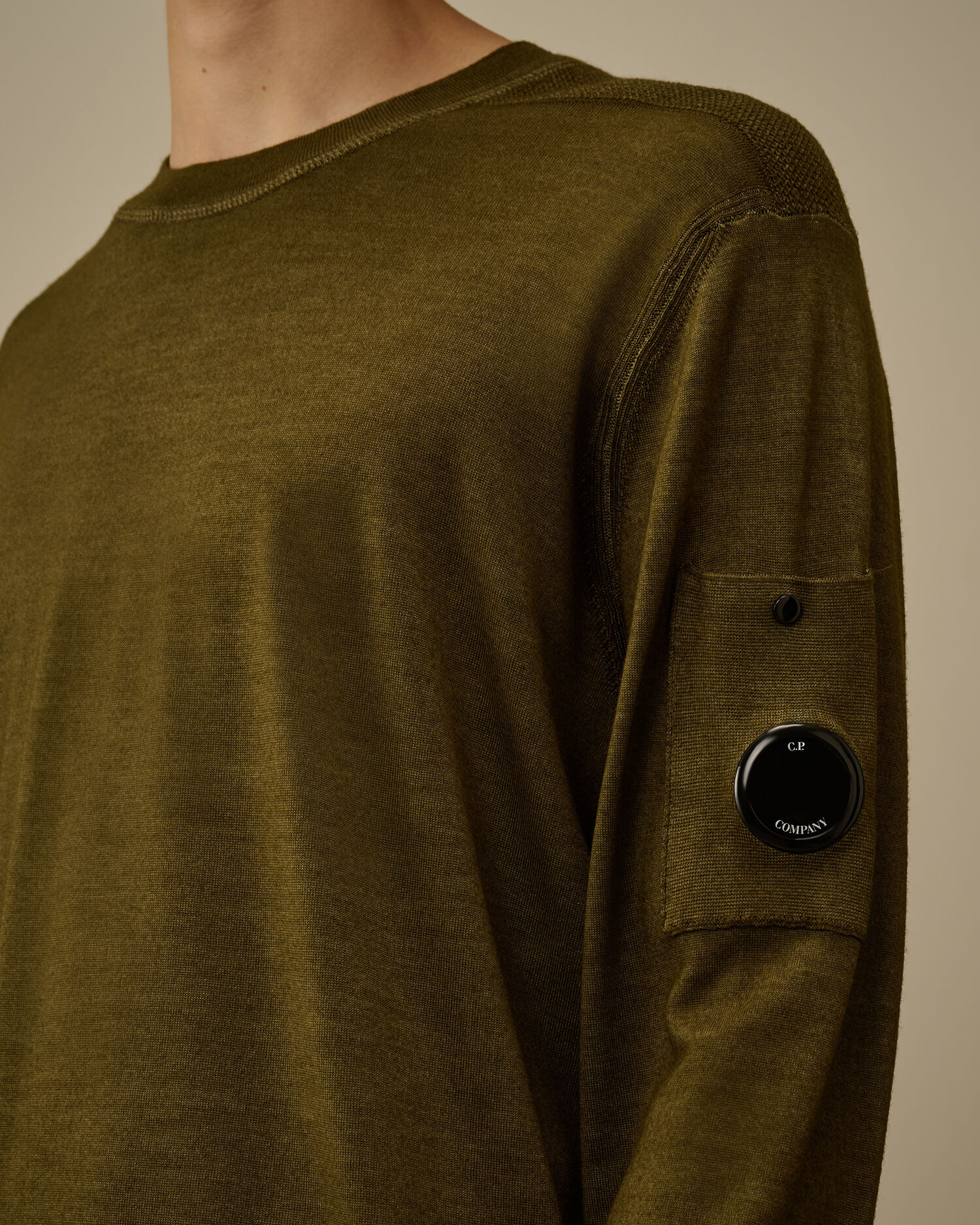 Merino Wool Crewneck Lens Sweater - 5