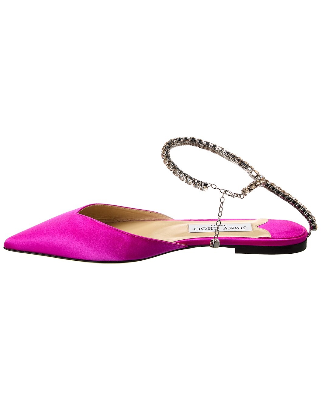 Jimmy Choo Saeda Satin Flat - 2