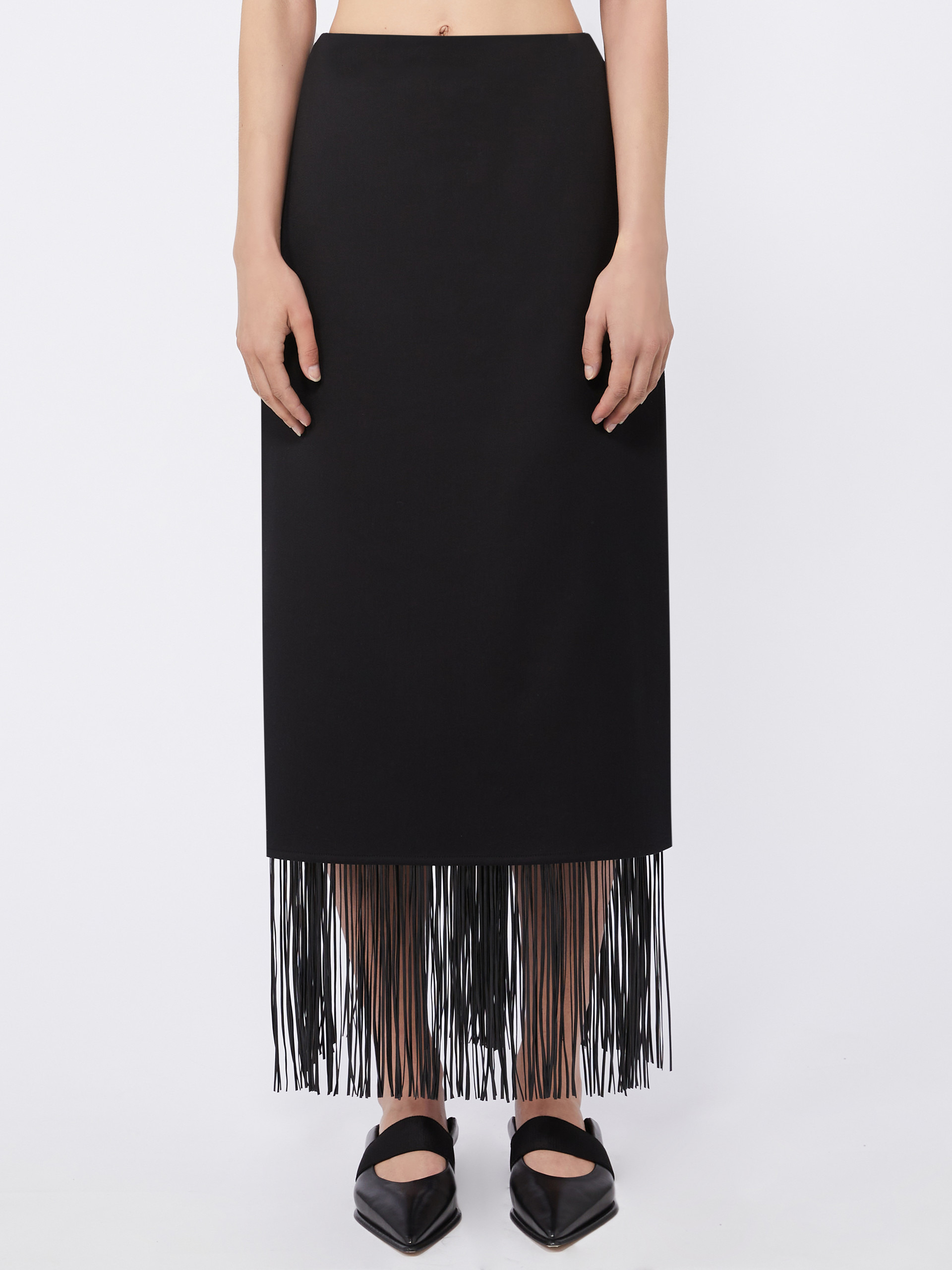 HIBERIS Fringed skirt - 3