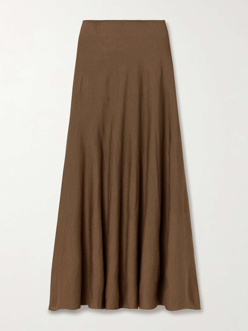 Mayu wool-blend midi skirt - 1