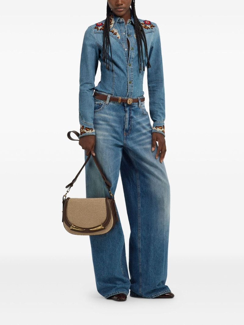 Roberto Cavalli wide-leg jeans outlook