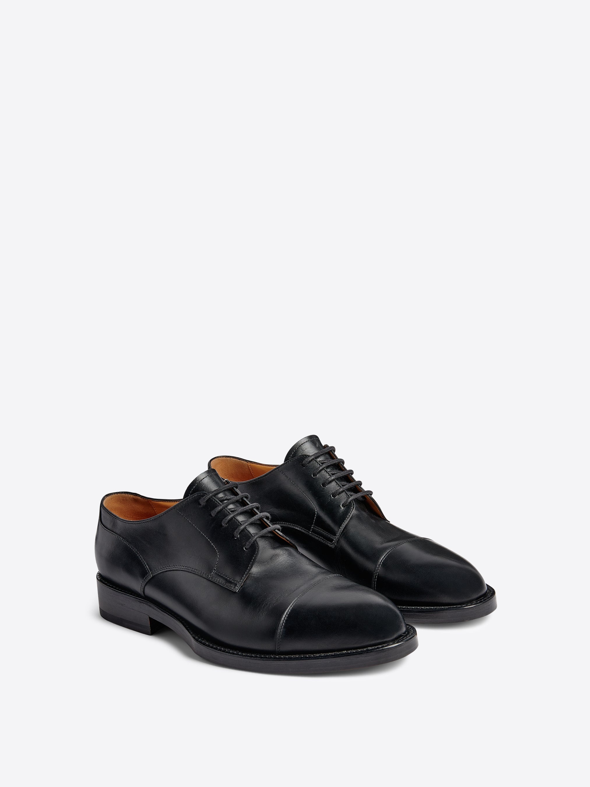 LEATHER DERBY SHOES - 3