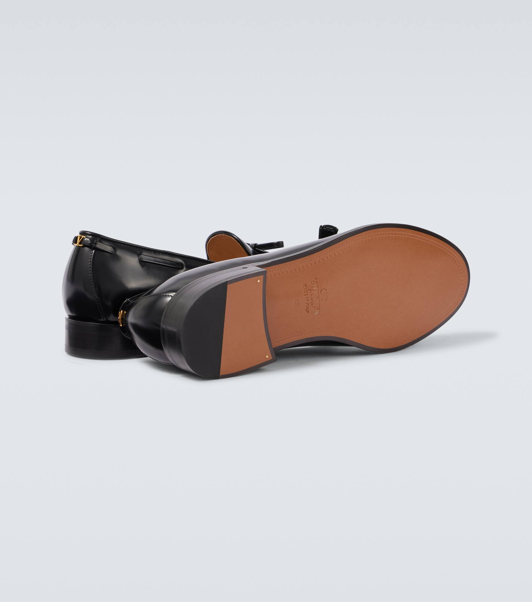 Bowshire polished leather loafers - 7