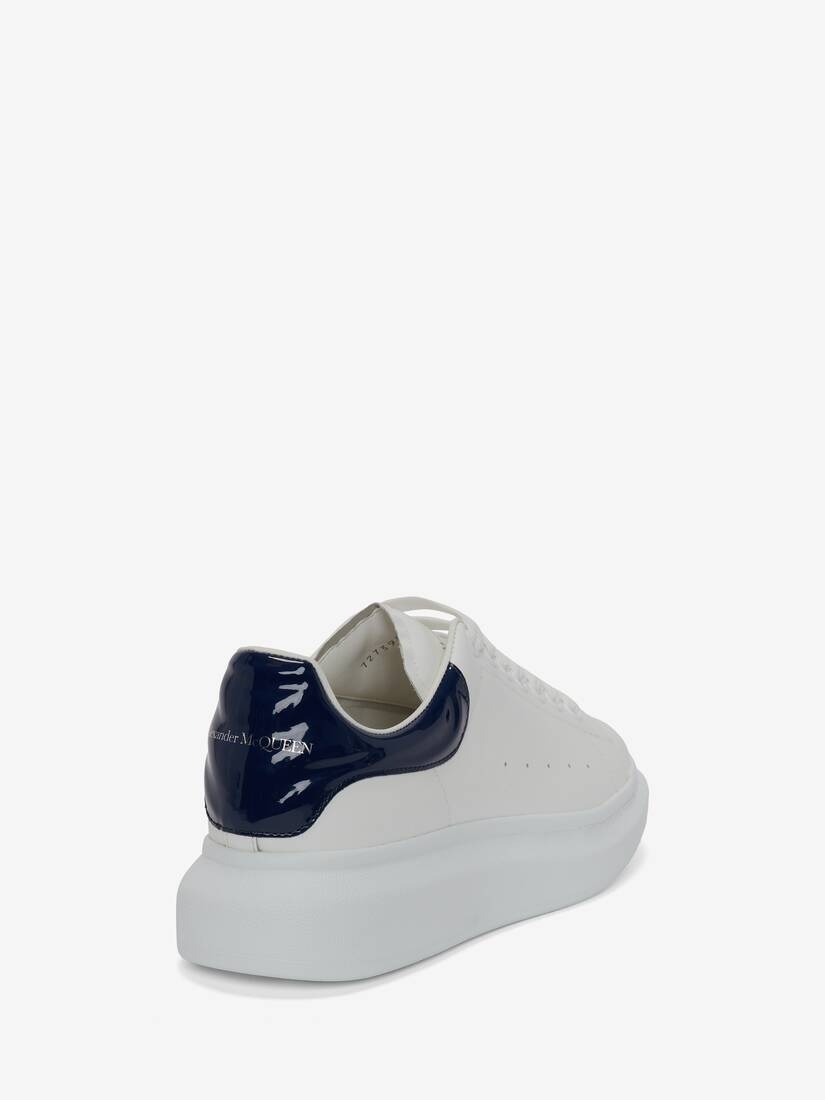 Men's Oversized Sneaker in White/navy - 3