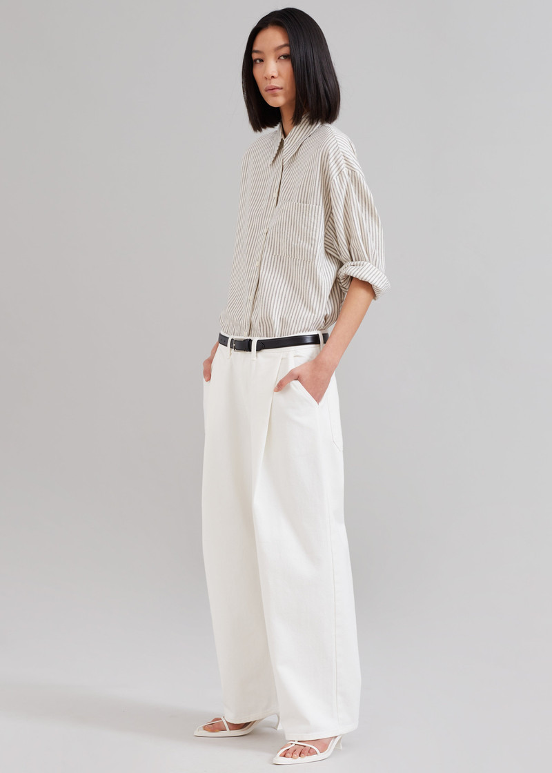 Drew Denim Pants - White 5