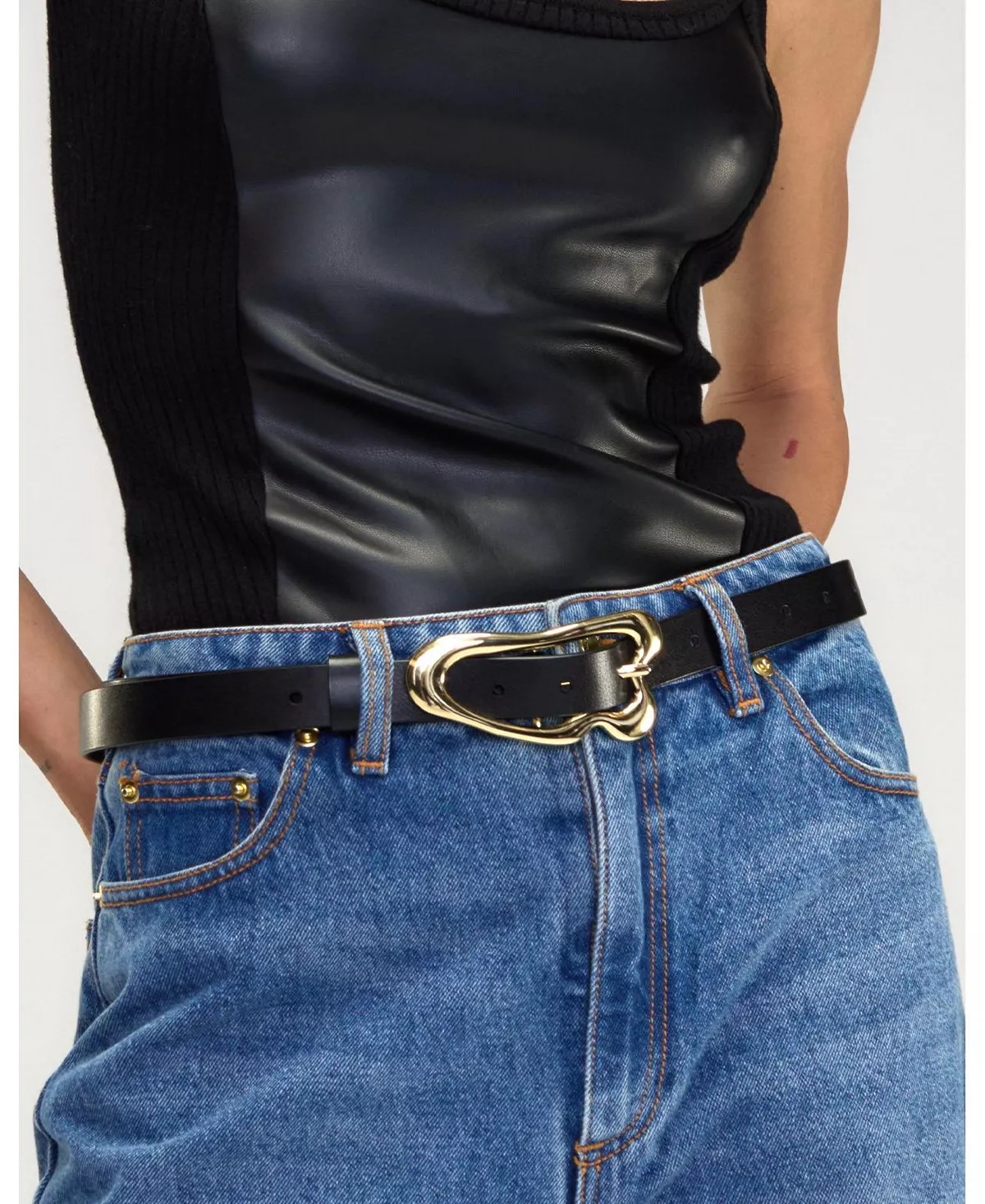 Signature Thin Buckle Belt - 2