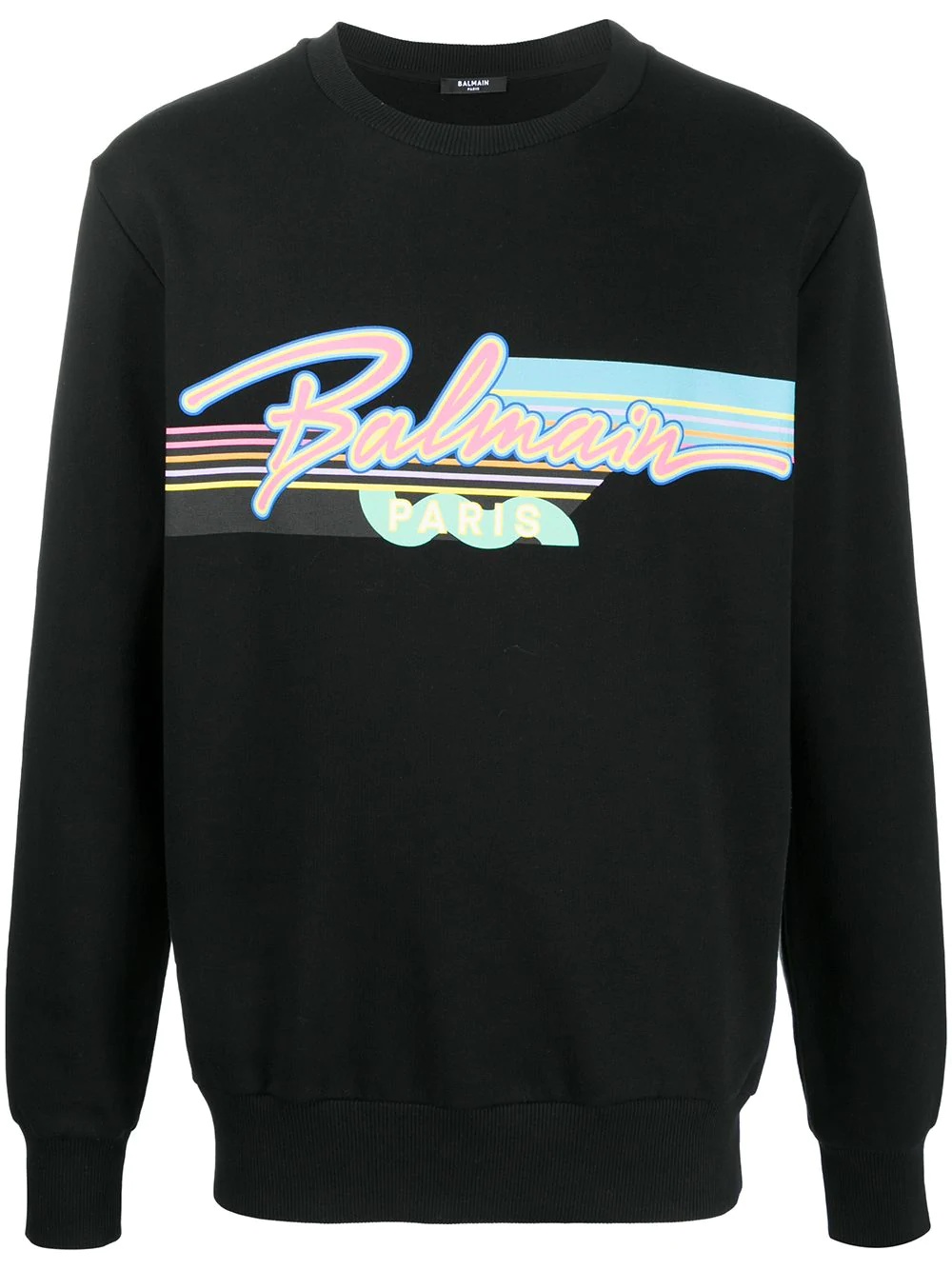 cotton logo-print sweatshirt - 1