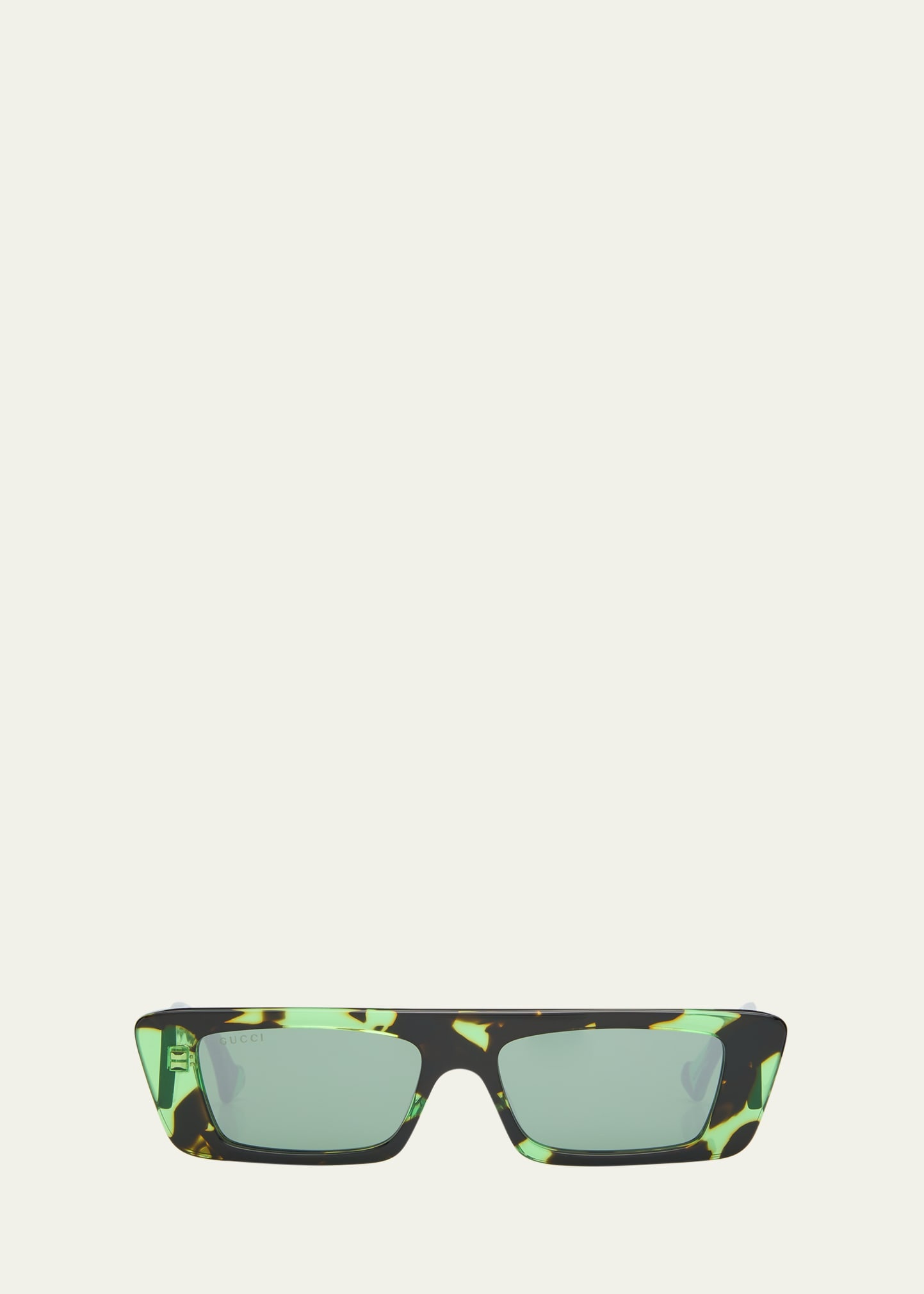 Men's Acetate Rectangle Sunglasses - 1