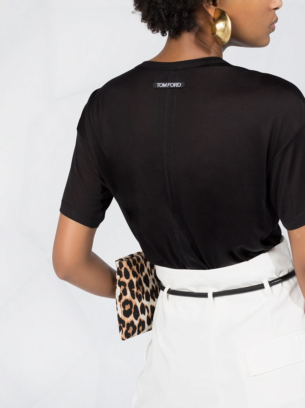 logo-patch short-sleeved T-shirt - 3