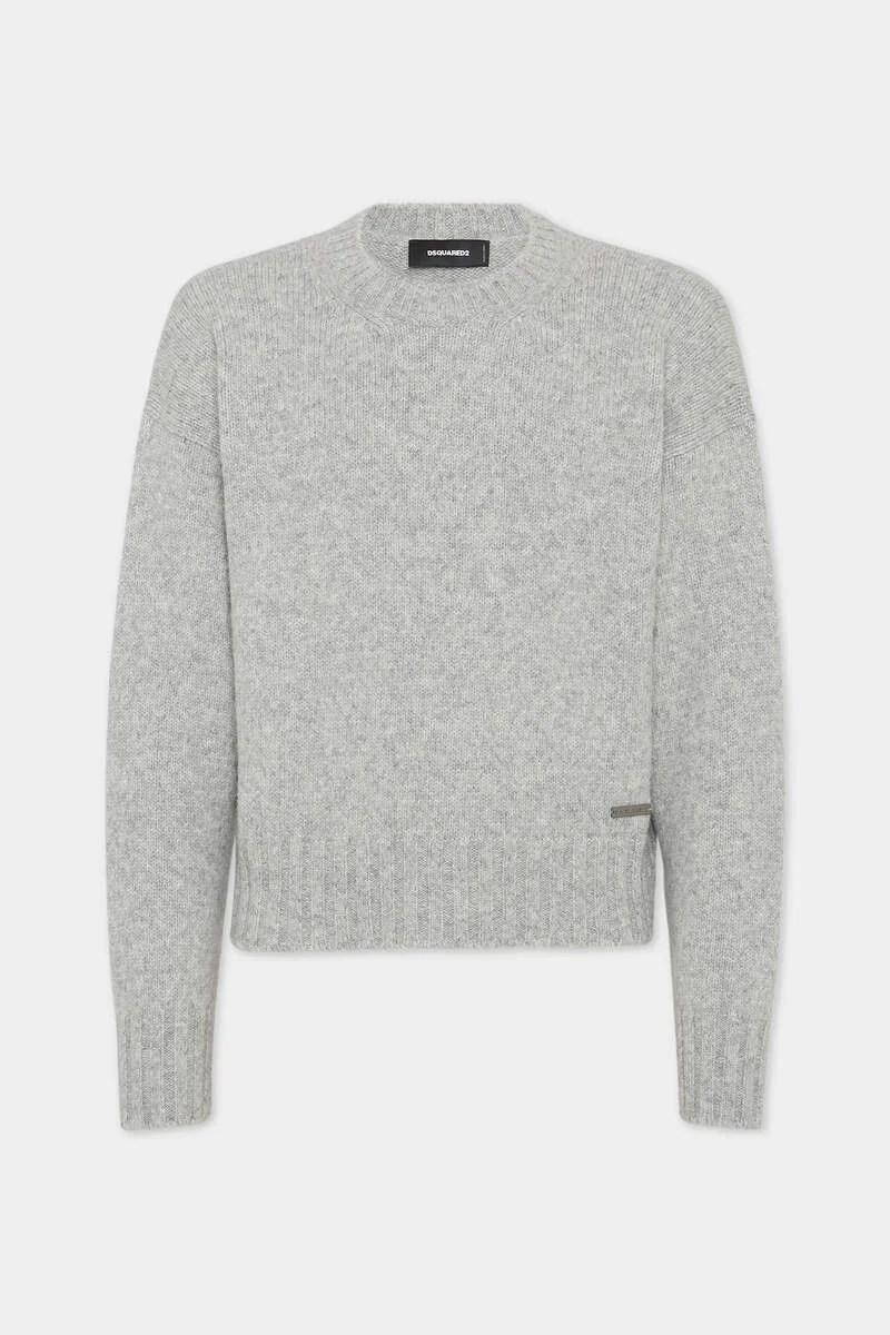 CHUNKY TRIM KNIT SWEATER - 1