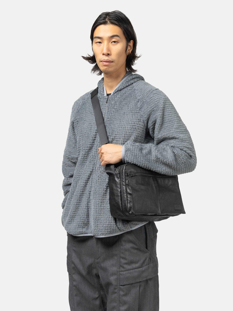 PORTER FREESTYLE Dyneema Leather Shoulder Bag Black #2 outlook