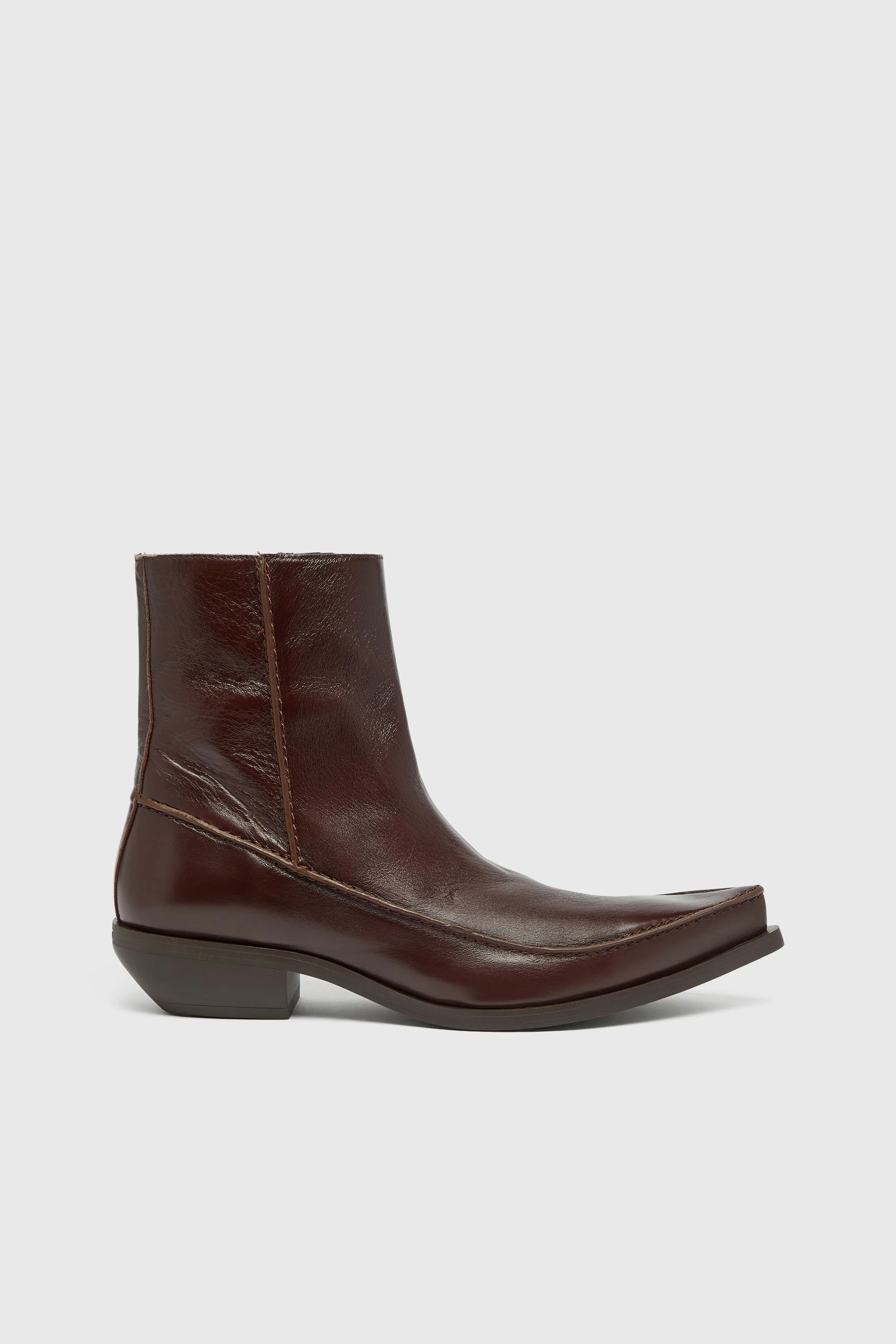 D-FRIDO-WESTERN ANKLE BOOTS IN LEATHER - 1