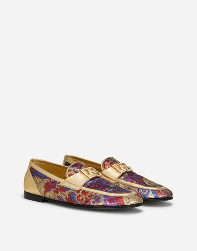 Dolce & Gabbana Mixed-material Ariosto slippers outlook