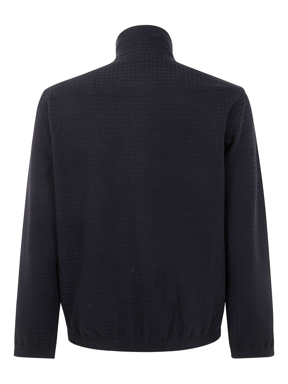 jacquard zip-up sweatshirt - 2