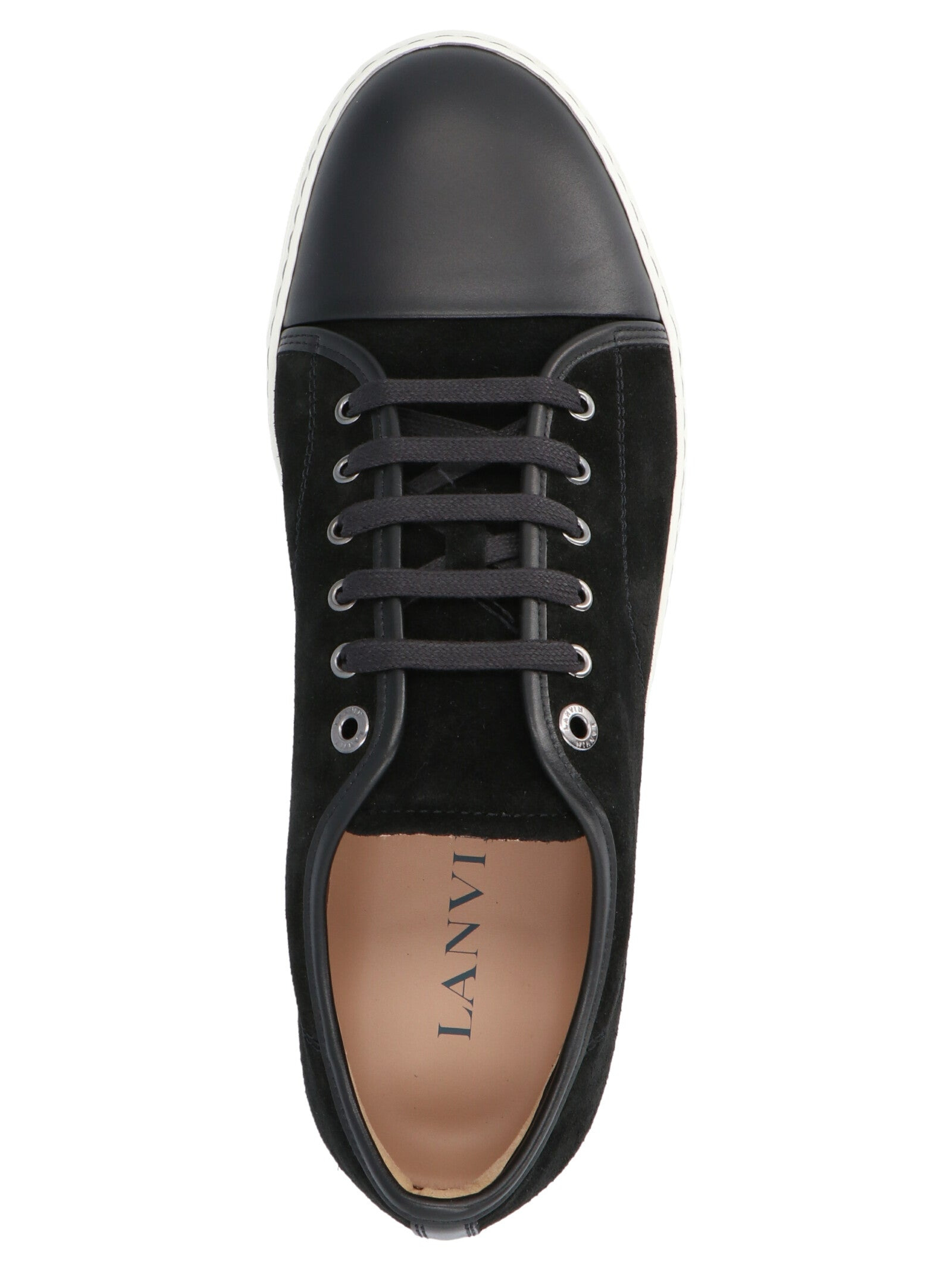 Lanvin Men Suede Sneakers - 3