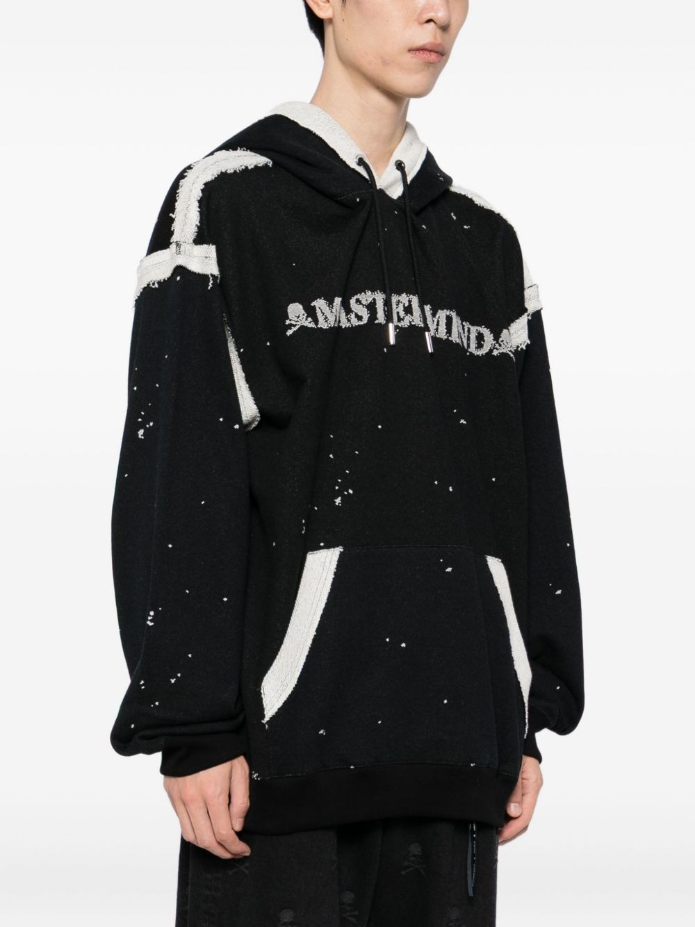 logo-print hoodie - 3