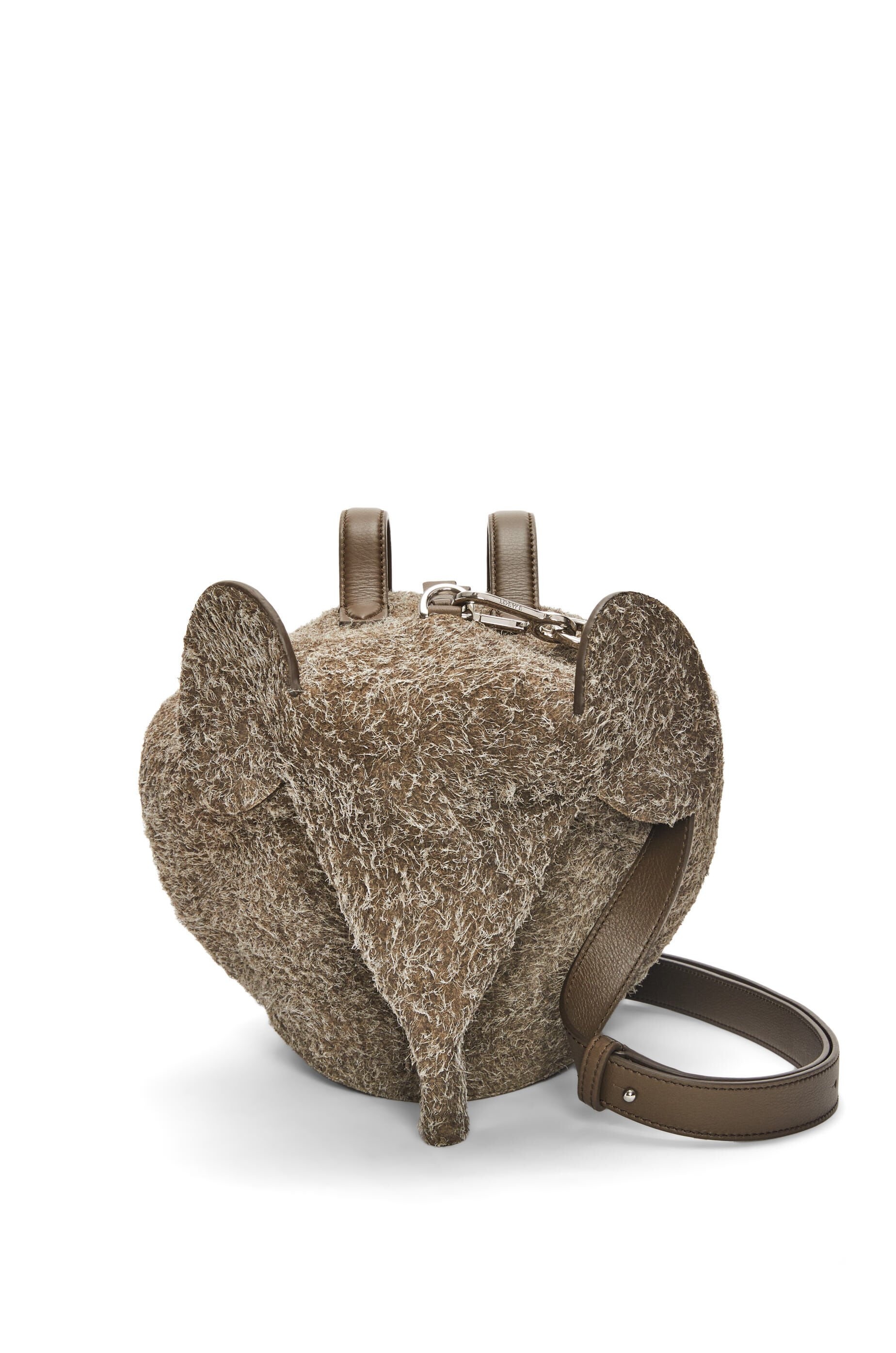 Large Elephant bag in brushed suede - 3