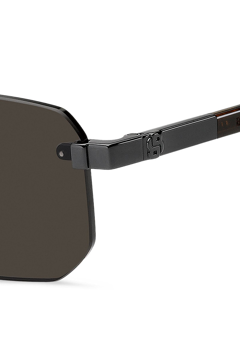 BOSS RIMLESS SUNGLASSES WITH DOUBLE B MONOGRAM outlook