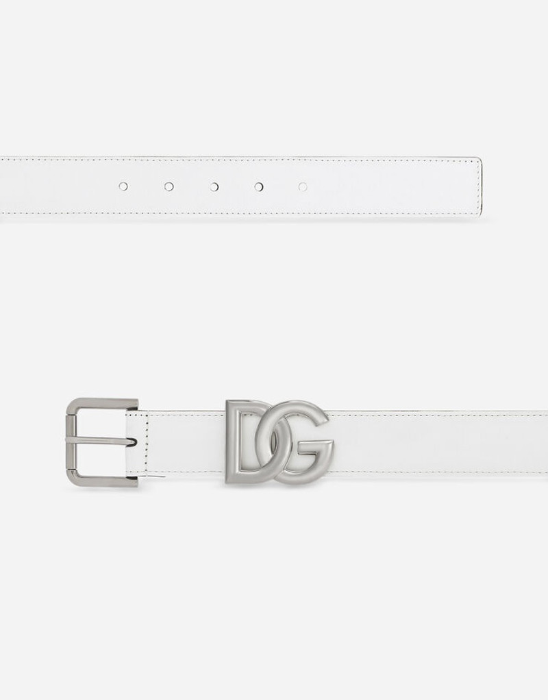 Dolce & Gabbana Calfskin belt with DG logo outlook