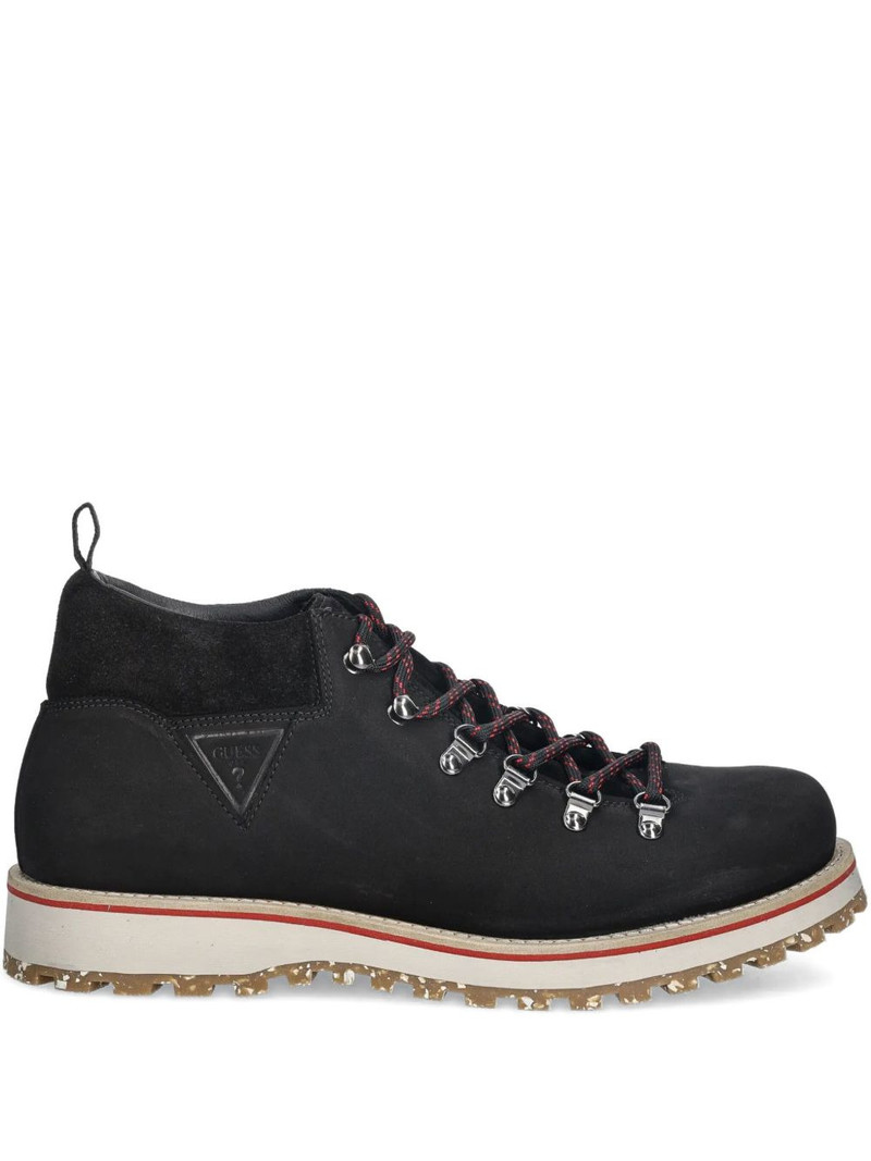 Kurma lace-up panelled ankle boots 1