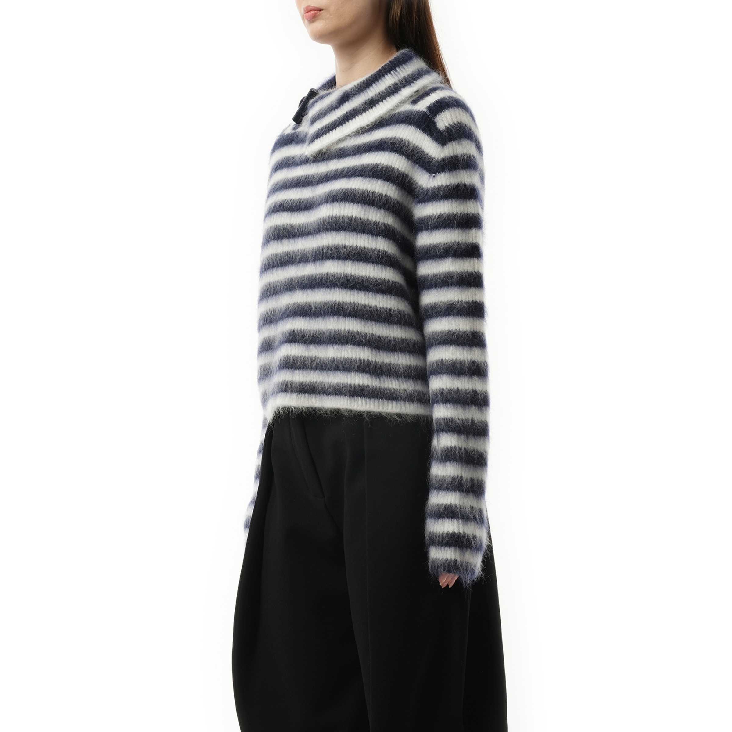 Le Pull Marina in Navy/Multicolour - 5