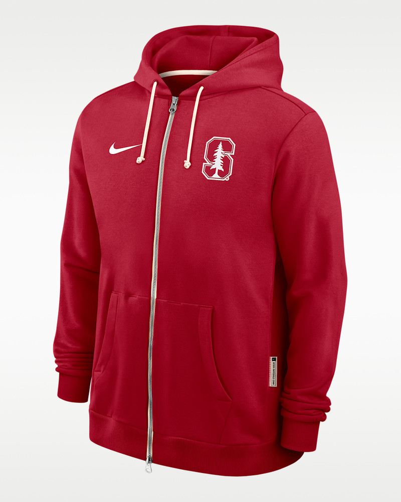 Stanford Sideline Men's Nike Dri-FIT College Full-Zip Hoodie 1