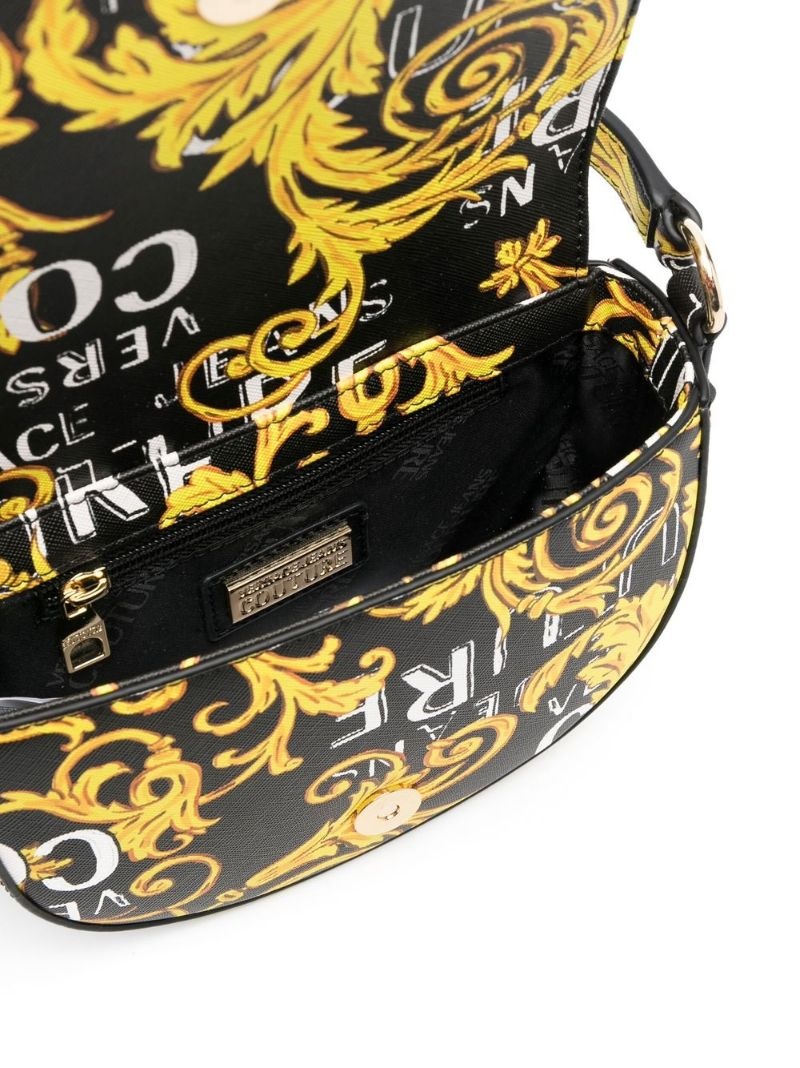 Logo Couture print crossbody bag - 7