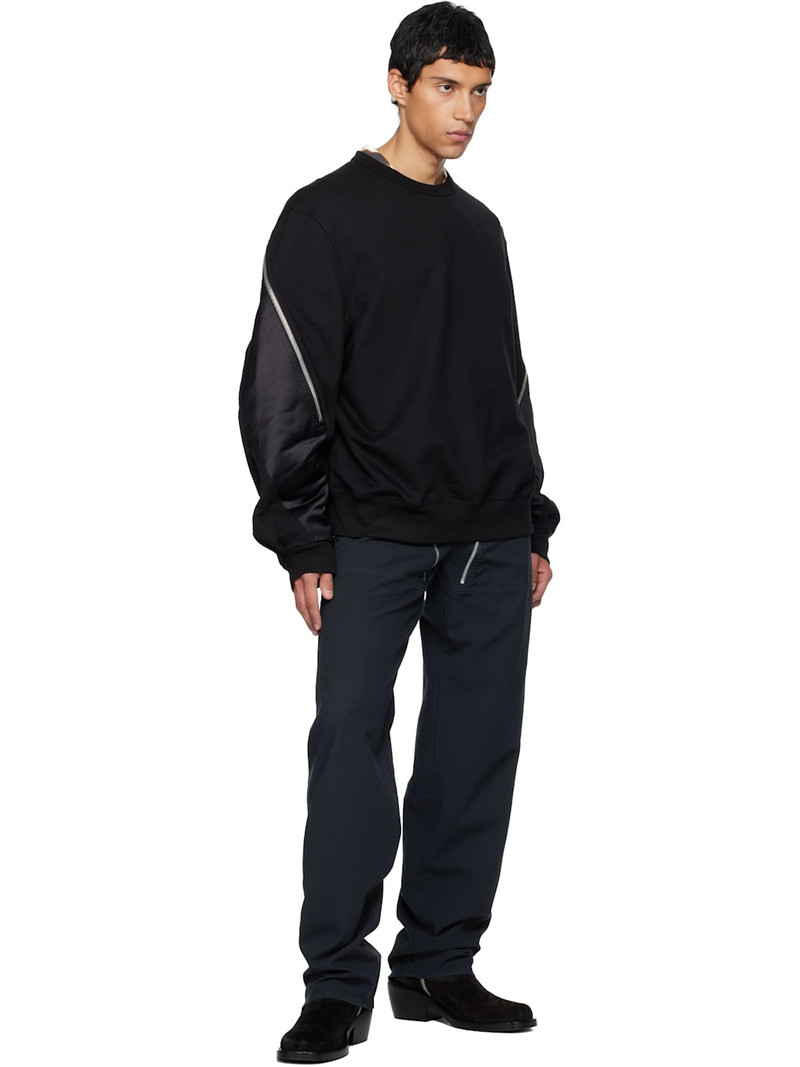 Dries Van Noten Black Contrast Sweatshirt outlook