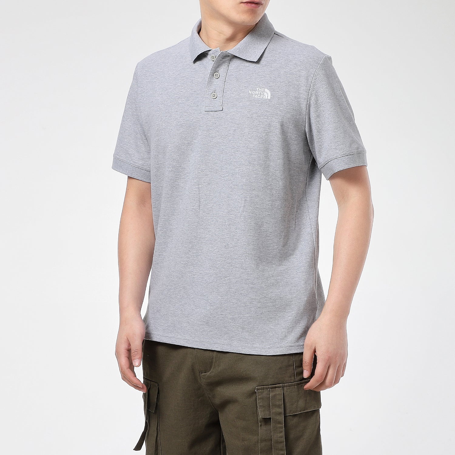 THE NORTH FACE Polo T-Shirts 'Grey' NF0A5B1O-DYX - 5